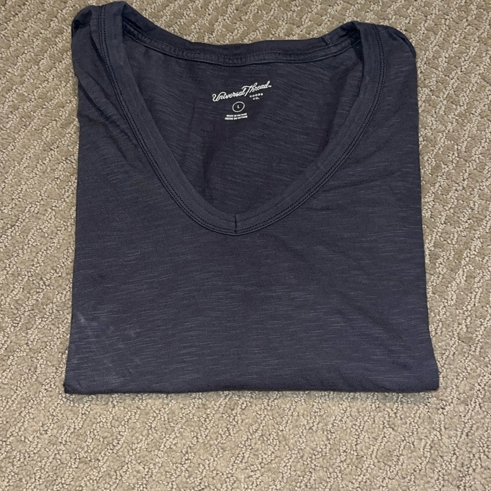 Charcoal vneck